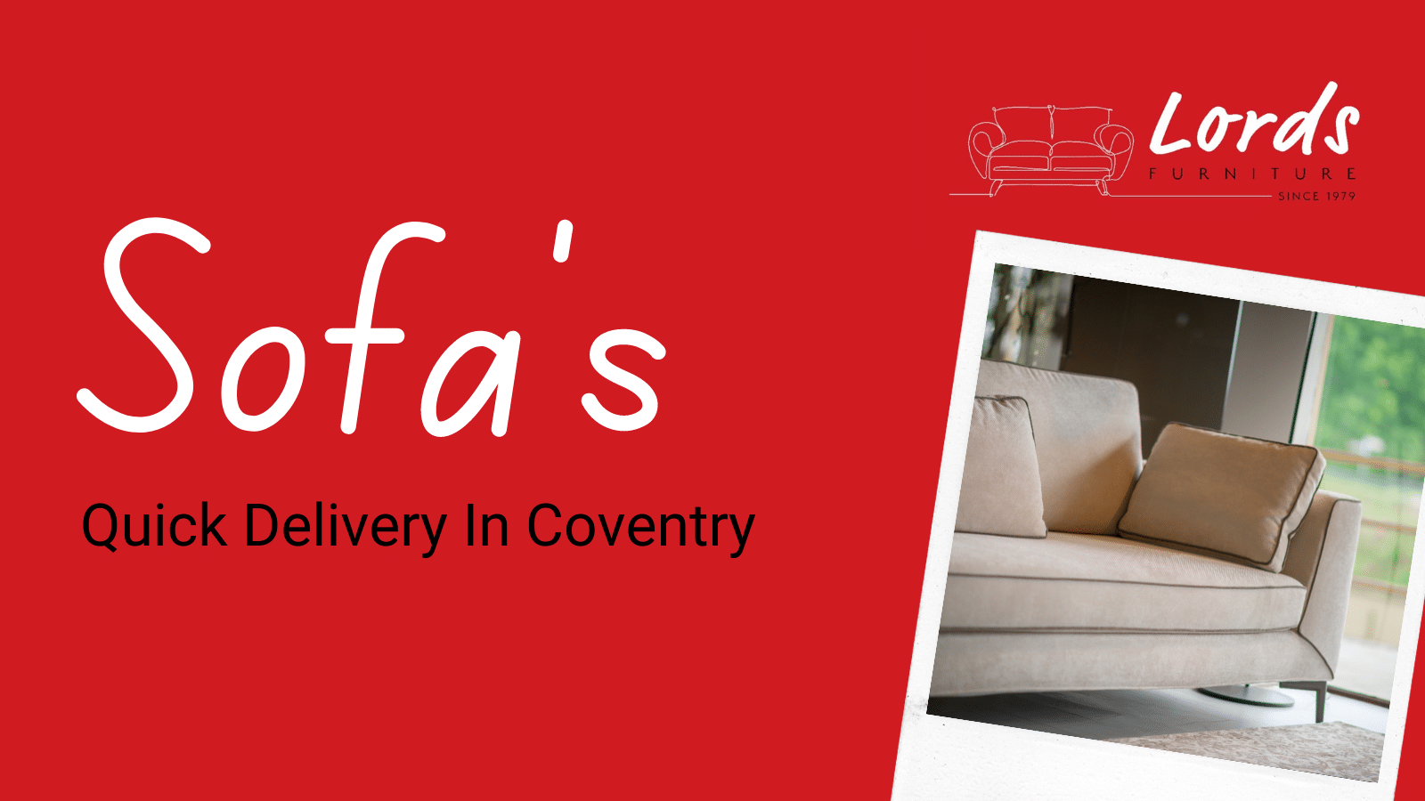Sofa’s – Quick Delivery In Coventry