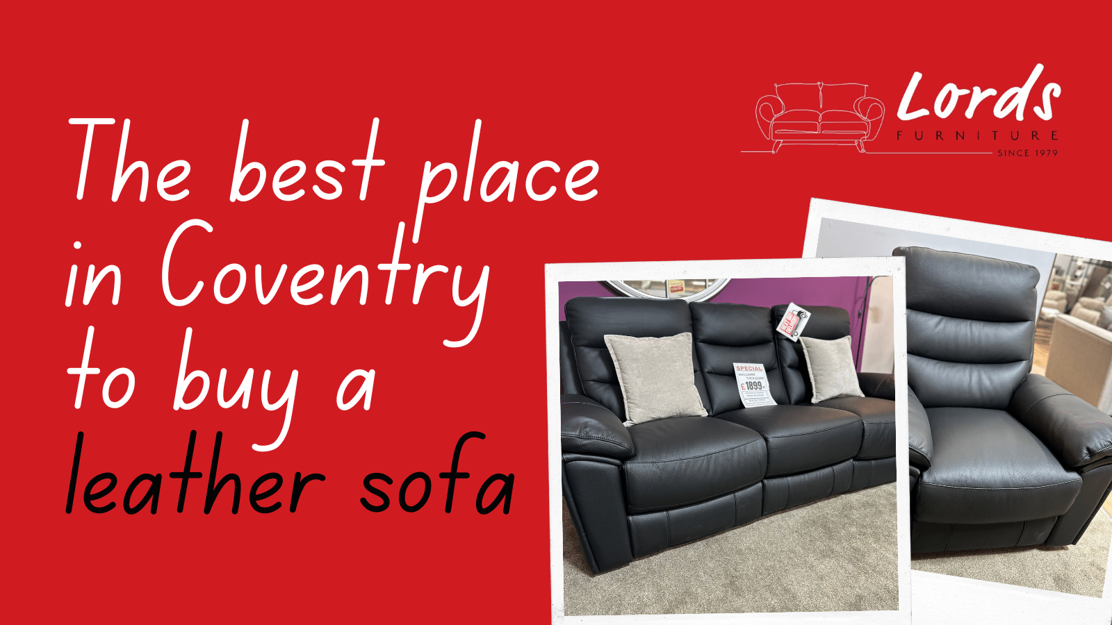 The best place in Coventry to buy a leather sofa